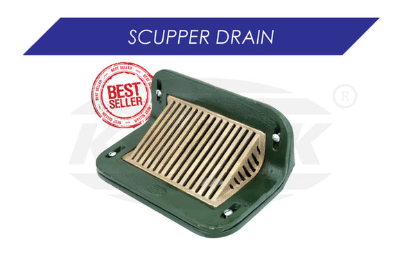 Knack 02-SPD6214 Scupper Drain 4"
