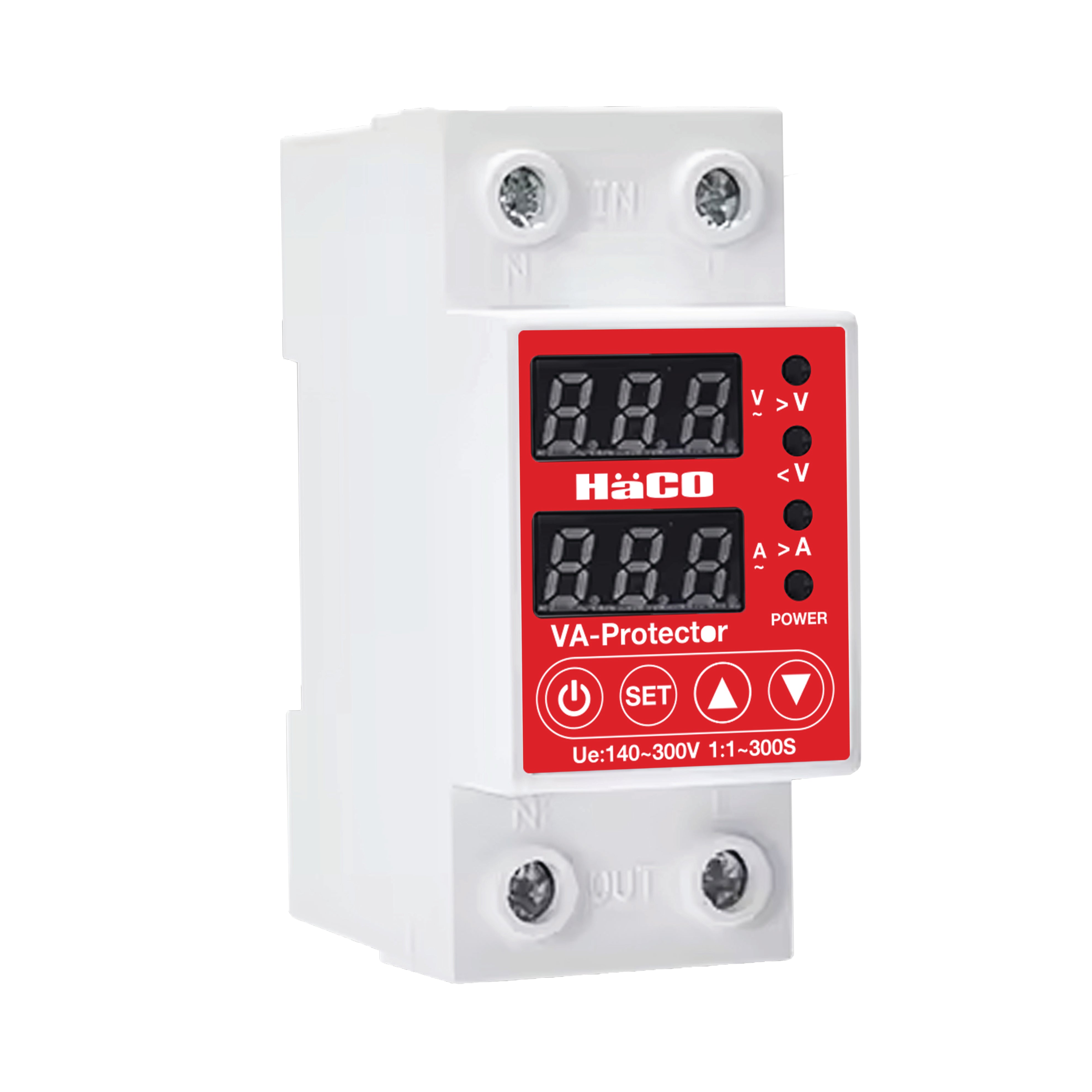 Haco OU-VO/63A VA Protector Digital Over/Under Voltage Protector 63A ...